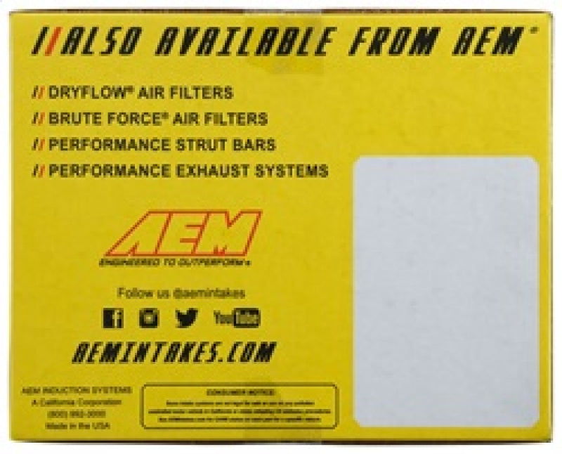 AEM 98-02 Accord DX LX EX 4cyl. Blue Cold Air Intake