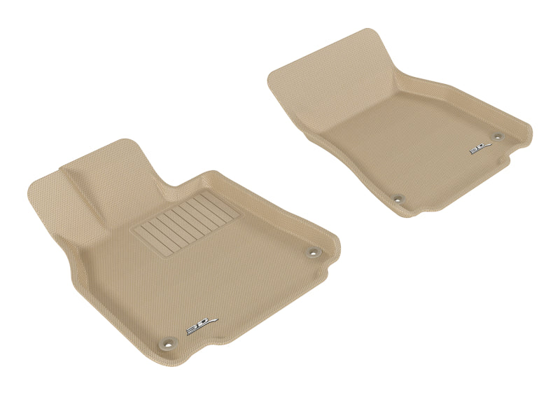 3D MAXpider 2007-2012 Lexus LS460/LS460L Kagu 1st Row Floormat - Tan