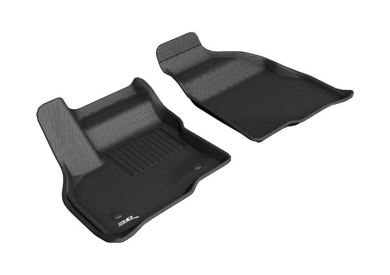 3D MAXpider 2017-2020 Chevrolet Bolt Ev Kagu 1st Row Floormat - Black