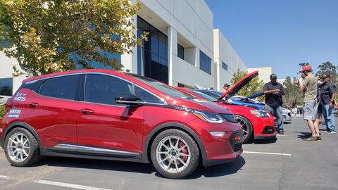 Tesla and Chevy Bolt take over Eibach All American Meet