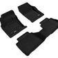 3D Maxpider 13-16 Ford Fusion Elegant 1st 2nd Row - Floor Mat Set (Black)