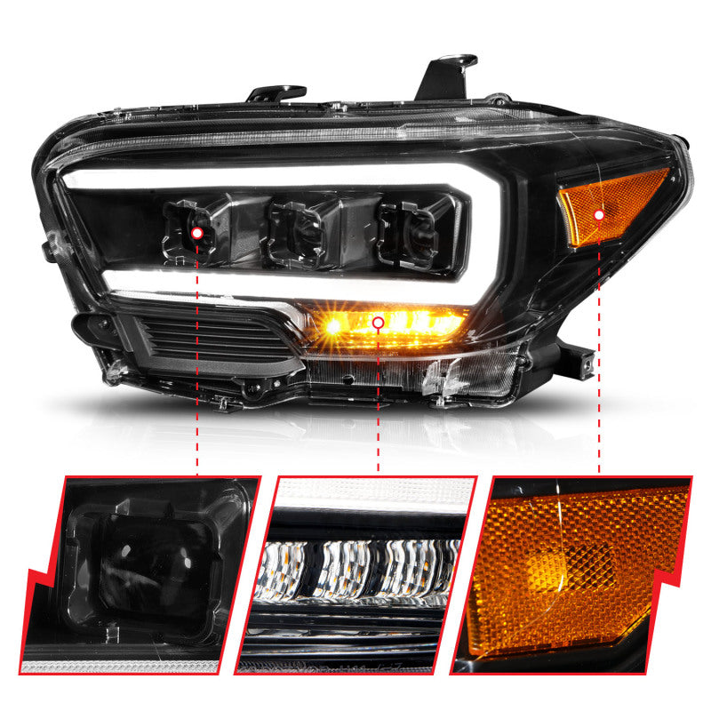 ANZO 2016-2017 Toyota Tacoma TRD LED Projector Headlights – EV MODS