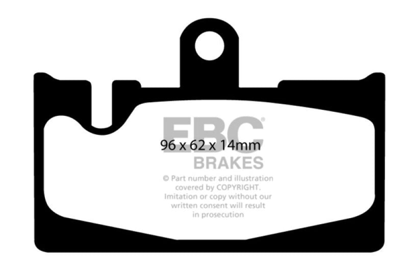 EBC 01-06 Lexus LS430 4.3 Greenstuff Rear Brake Pads