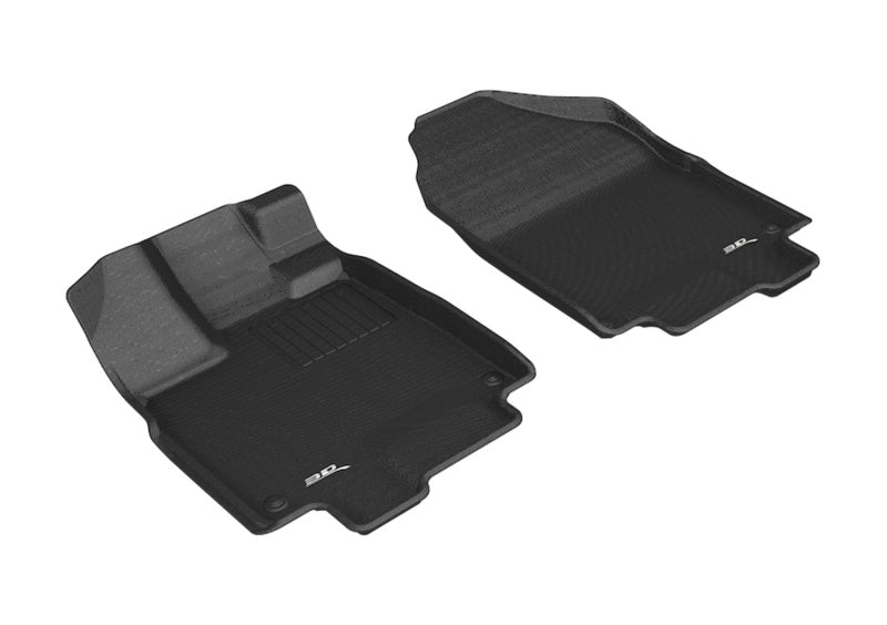 3D MAXpider 2018-2020 Honda Odyssey Kagu 1st Row Floormat - Black