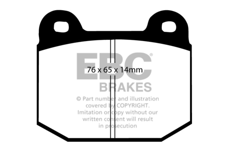 EBC 03-04 Infiniti G35 3.5 (Manual) (Brembo) Greenstuff Rear Brake Pads