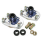 BBK 79-93 Mustang Caster Camber Plate Kit - Silver Anodized Finish
