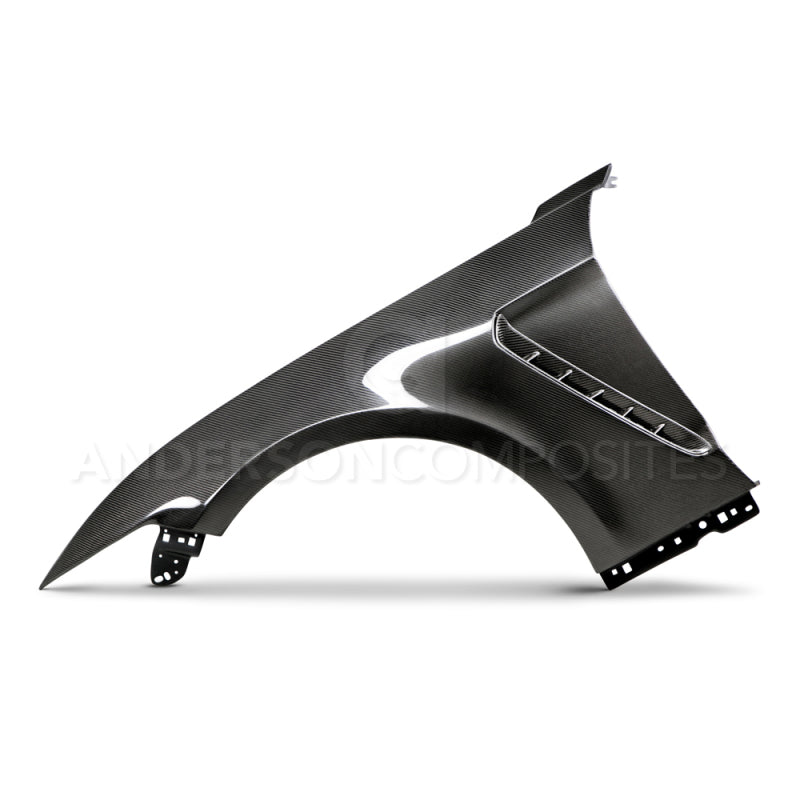 Anderson Composites 15-16 Ford Mustang GT 350 Style Carbon Fiber Front Fenders