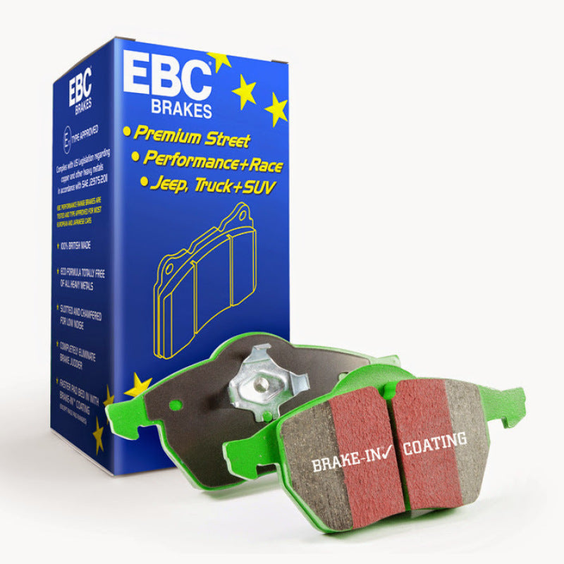 EBC 11-12 Vpg VPG 4.6 Greenstuff Rear Brake Pads