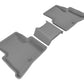 3D MAXpider 2017-2020 Kia Sportage Kagu 2nd Row Floormats - Gray