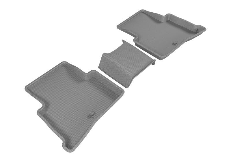 3D MAXpider 2017-2020 Kia Sportage Kagu 2nd Row Floormats - Gray