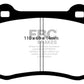 EBC 03-07 Volvo S60 2.5 Turbo R Greenstuff Rear Brake Pads