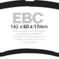 EBC 04-06 Hyundai Tiburon 2.7 6 speed Greenstuff Front Brake Pads