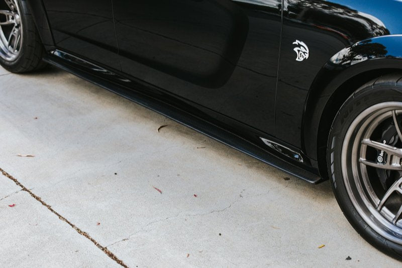 Anderson Composites 20-21 Dodge Charger Hellcat Type-MB Wide Body Rocker Panel Splitter