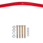 BMR 64-72 A-Body Rear Solid 1.0in Sway Bar Kit - Red