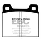 EBC 77-84 Alfa Romeo Alfasud 1.2 Greenstuff Front Brake Pads