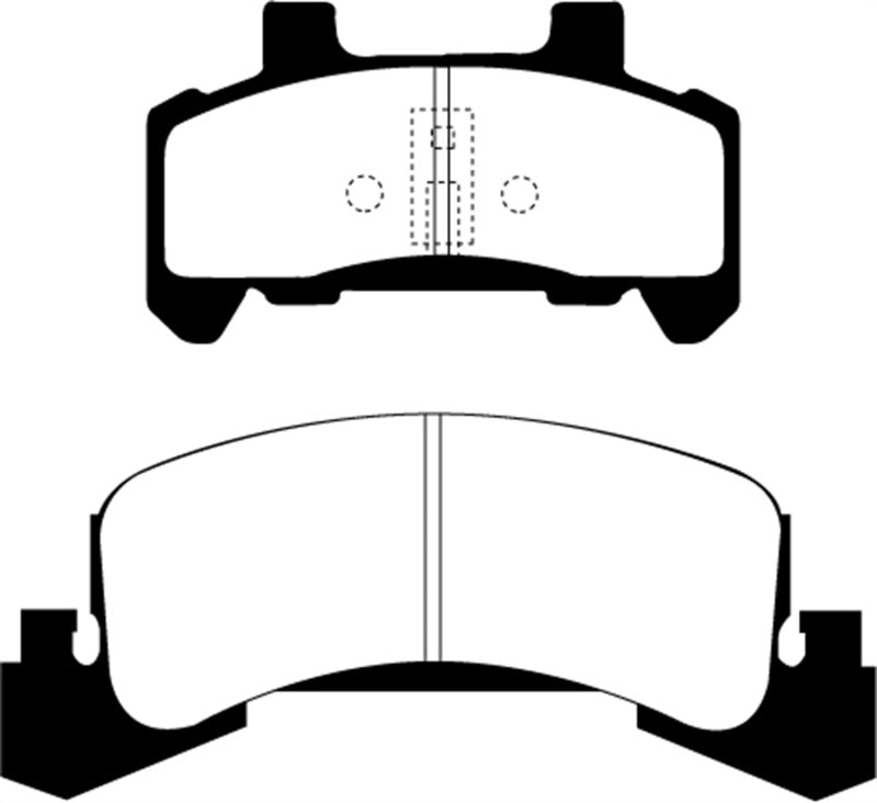 EBC 85-87 Buick Skyhawk 1.8 Turbo Greenstuff Front Brake Pads