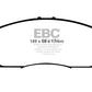 EBC 06-11 Acura CSX (Canada) 2.0 Greenstuff Front Brake Pads
