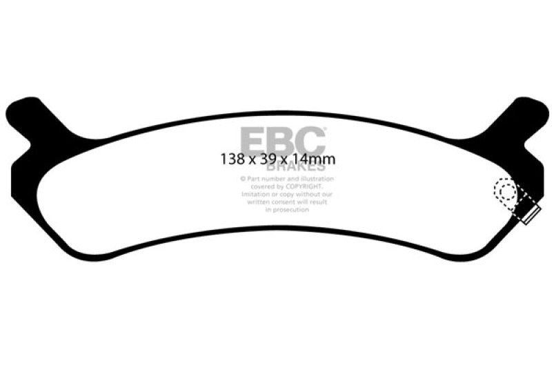 EBC 92-94 Hyundai Sonata 2.0 Greenstuff Rear Brake Pads