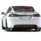Rally Armor 21-23 Tesla Model S / S Plaid Black UR Mud Flap w/ Red Logo