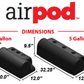 Ridetech RidePro E5 Air Ride Suspension Control System 3 Gal Single Compressor AirPod 1/4in Valves