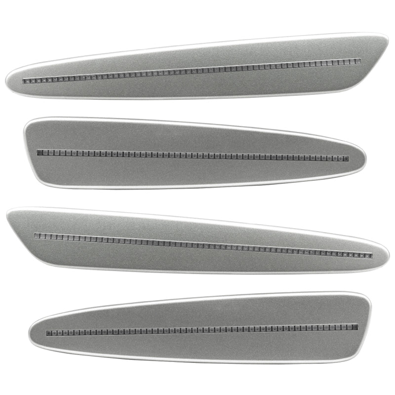 Oracle 05-13 Chevy Corvette C6 Concept Sidemarker Set - Clear - Switchblade Silver Metallic (GAN)