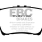 EBC 13+ Lexus ES300h 2.5 Hybrid Greenstuff Rear Brake Pads