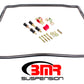 BMR 78-87 G-Body Front & Rear Sway Bar Kit w/ Bushings - Black Hammertone
