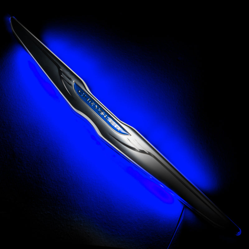 Oracle Chrysler Illuminated LED Sleek Wing - Blue