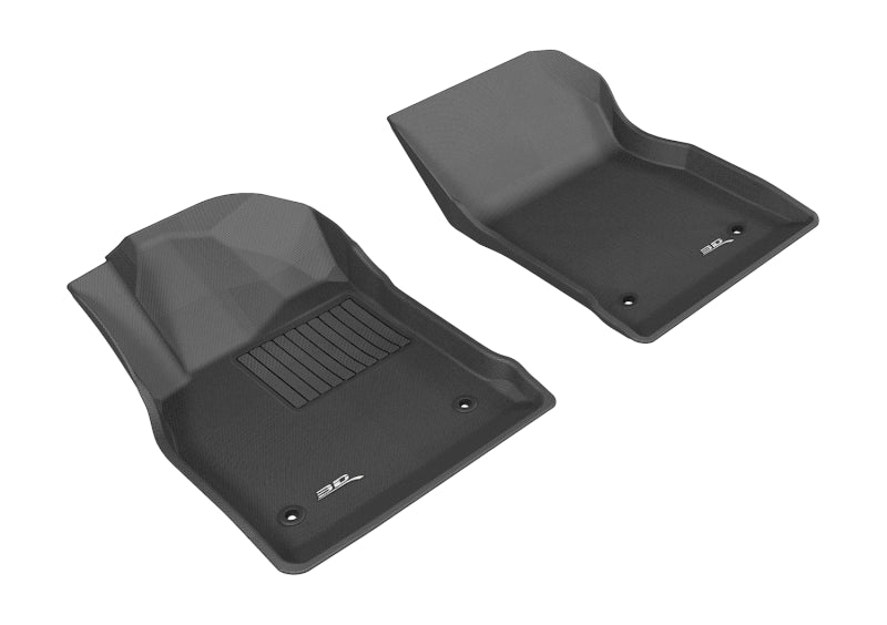 3D MAXpider 2011-2015 Chevrolet Cruze/Cruze Limited Kagu 1st Row Floormat - Black