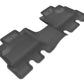 3D MAXpider 2014-2018 Jeep Wrangler JK Unlimited Kagu 2nd Row Floormats - Black