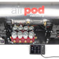 Ridetech RidePro E5 Air Ride Control System 5Gal Dual Compressor AirPod Hi-Flow Big Red 3/8in Valves