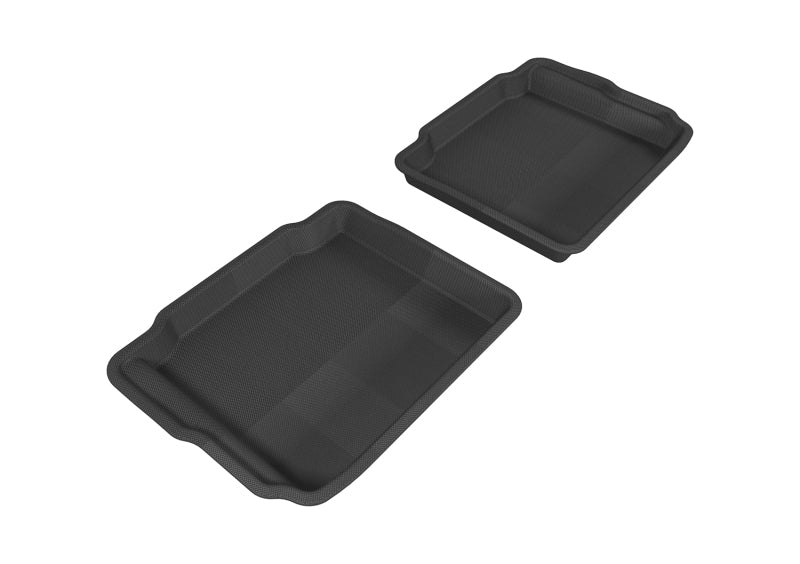 3D MAXpider 2010-2019 Ford Taurus Kagu 2nd Row Floormats - Gray