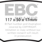 EBC 11-14 Ford Edge 2.0 Turbo Greenstuff Rear Brake Pads