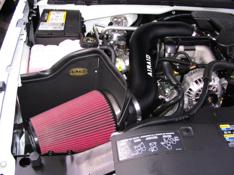 Airaid 2005 Chevy HD Duramax 6.6L (Tall Hood Only) CAD Intake System w/ Tube (Dry / Red Media)