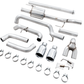 AWE 0FG 21+ Ford F150 Dual Split Rear Exhaust - 5in Chrome Silver Tips
