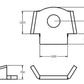 Ridetech Shock Tab Sway Bar Tab