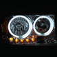 ANZO 1997-1999 Toyota Camry Crystal Headlight Chrome Amber(OE)