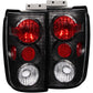 ANZO 1997-2002 Ford Expedition Taillights Black
