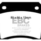EBC 67-74 Ac 428 7.0 Greenstuff Rear Brake Pads