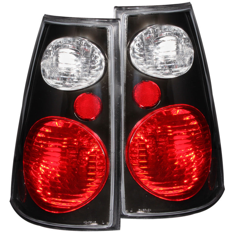 ANZO 2001-2005 Ford Explorer Taillights Black