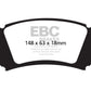 EBC 05 Buick Le Sabre (FWD) 3.8 (16in Wheels) Greenstuff Front Brake Pads