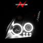ANZO 2007-2012 Nissan Sentra Projector Headlights Black