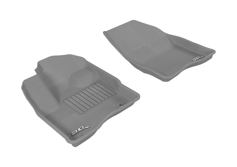 3D MAXpider 2010-2019 Ford Taurus Kagu 1st Row Floormat - Gray