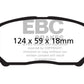 EBC 05-10 Chevrolet Cobalt 2.2 4 Lug Greenstuff Front Brake Pads