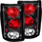 ANZO 2000-2005 Ford Excursion Taillights Black