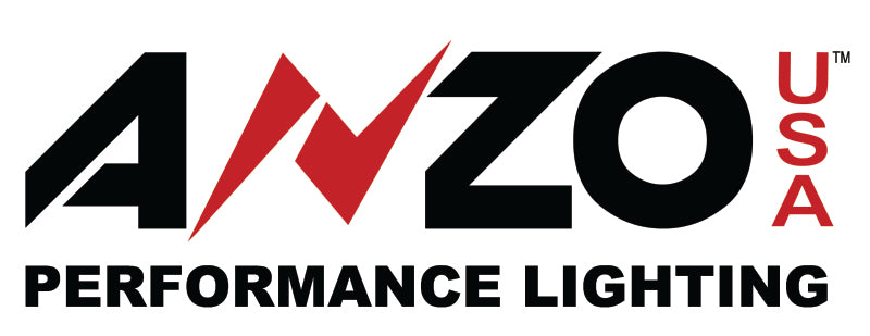 ANZO 2003-2006 Honda Element Projector Headlights w/ Halo Black