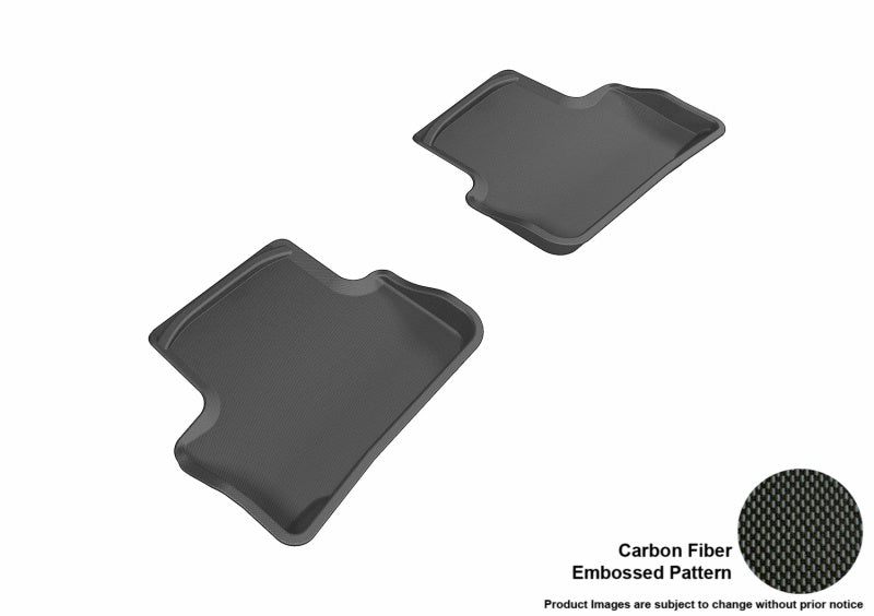 3D MAXpider 2005-2010 Chevrolet Cobalt Kagu 2nd Row Floormats - Black