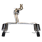 AWE Tuning Audi C7 A7 3.0T Touring Edition Exhaust - Dual Outlet Diamond Black Tips
