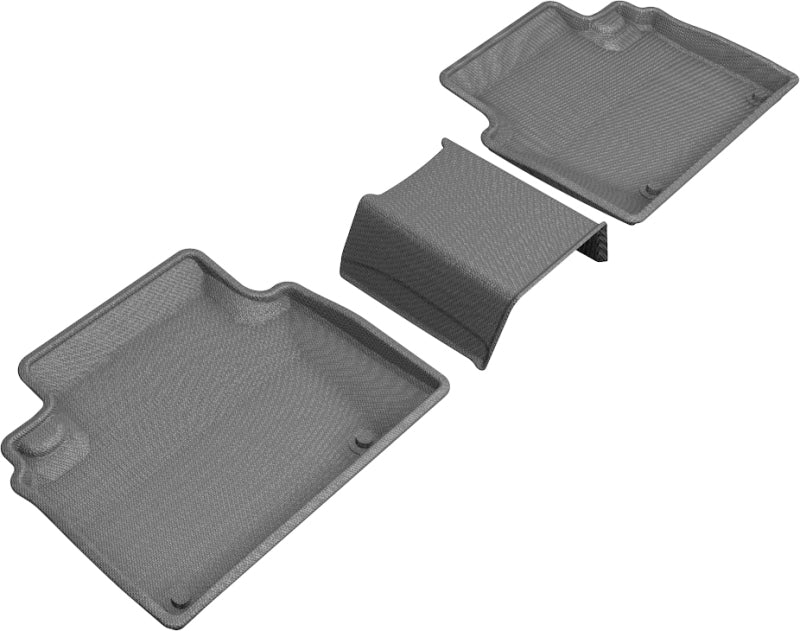 3D MAXpider 2018-2019 Honda Clarity Plug-in Hybrid Kagu 2nd Row Floormats - Gray