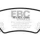 EBC 08-09 Saturn Astra 1.8 Greenstuff Rear Brake Pads